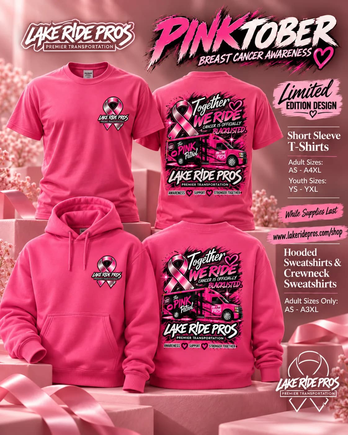 PINKTOBER with the Gildan Unisex Heavy Blend™ Hooded Sweatshirt